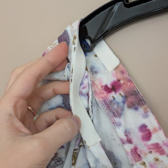 Flora Obscura x J Crew Floral 100% Cotton Cinched Waist Top size 00 - Picture 10 of 13